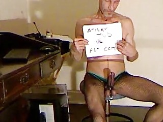 ROBERT RICHARD  MILGATE IS A TOTAL SLUT IN HIS BLACK FISHNET PANTYHOSE